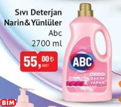 ABC SIVI DETERJAN NARİN&YÜNLÜLER